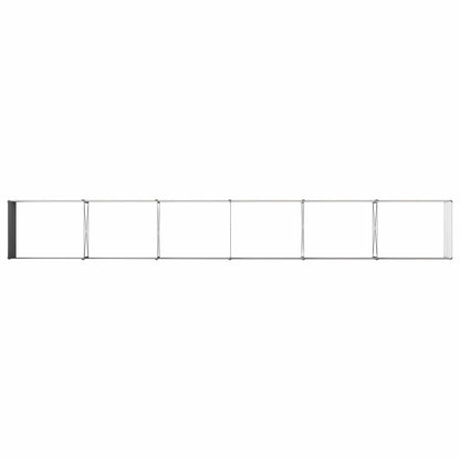 vidaXL Raised Garden Bed Black 600 x 80 x 55 cm cold-rolled steel