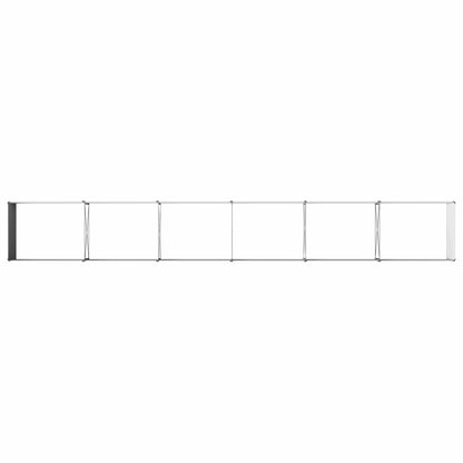 vidaXL Raised Garden Bed Grey 600 x 80 x 55 cm cold-rolled steel