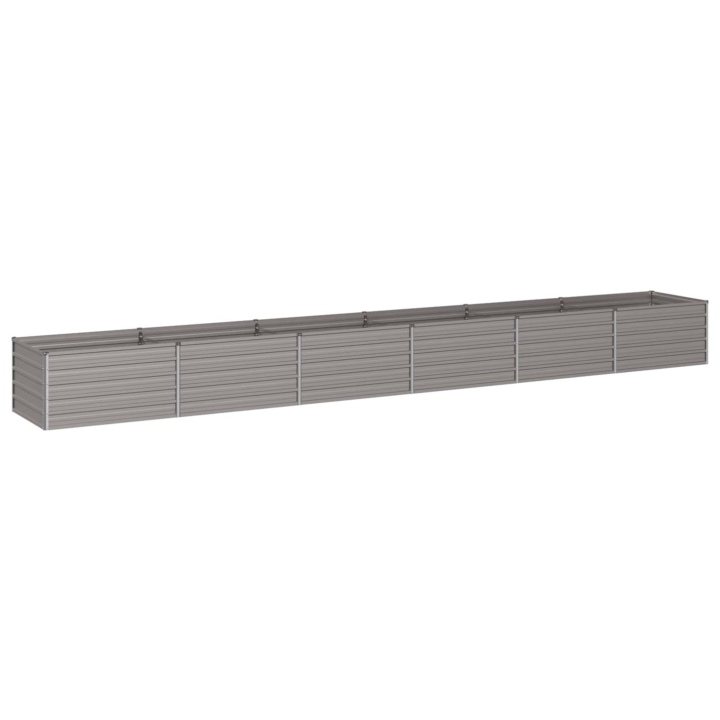 vidaXL Raised Garden Bed Rusty 600 x 80 x 55 cm corton