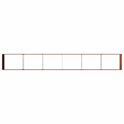 vidaXL Raised Garden Bed Rusty 600 x 80 x 55 cm corton
