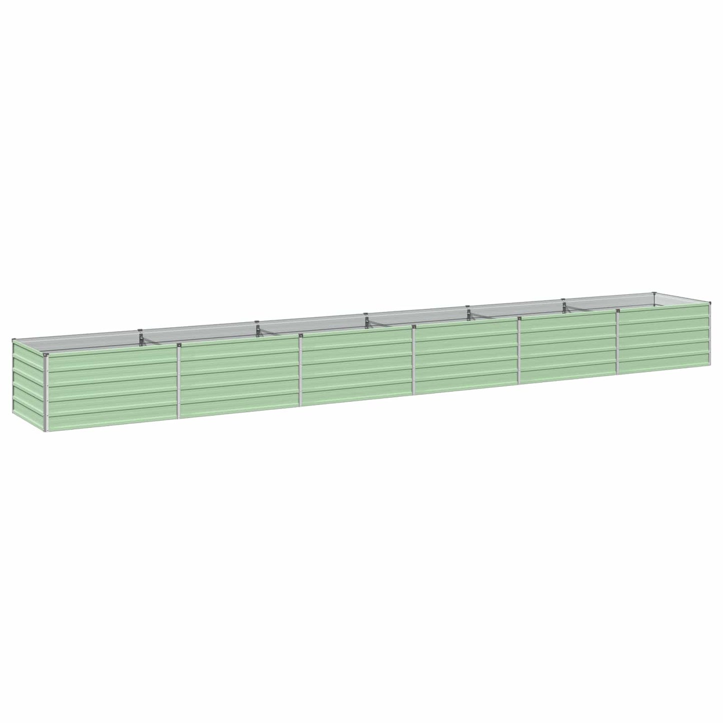 vidaXL Raised Garden Bed Pastel Green 600 x 80 x 55 cm