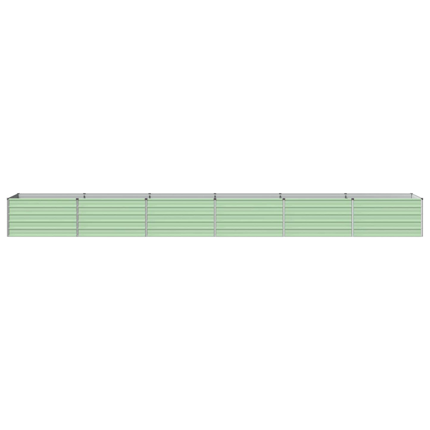 vidaXL Raised Garden Bed Pastel Green 600 x 80 x 55 cm