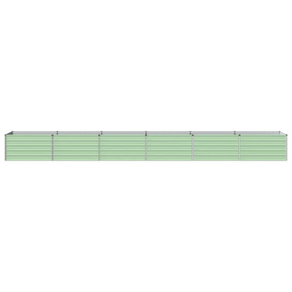 vidaXL Raised Garden Bed Pastel Green 600 x 80 x 55 cm