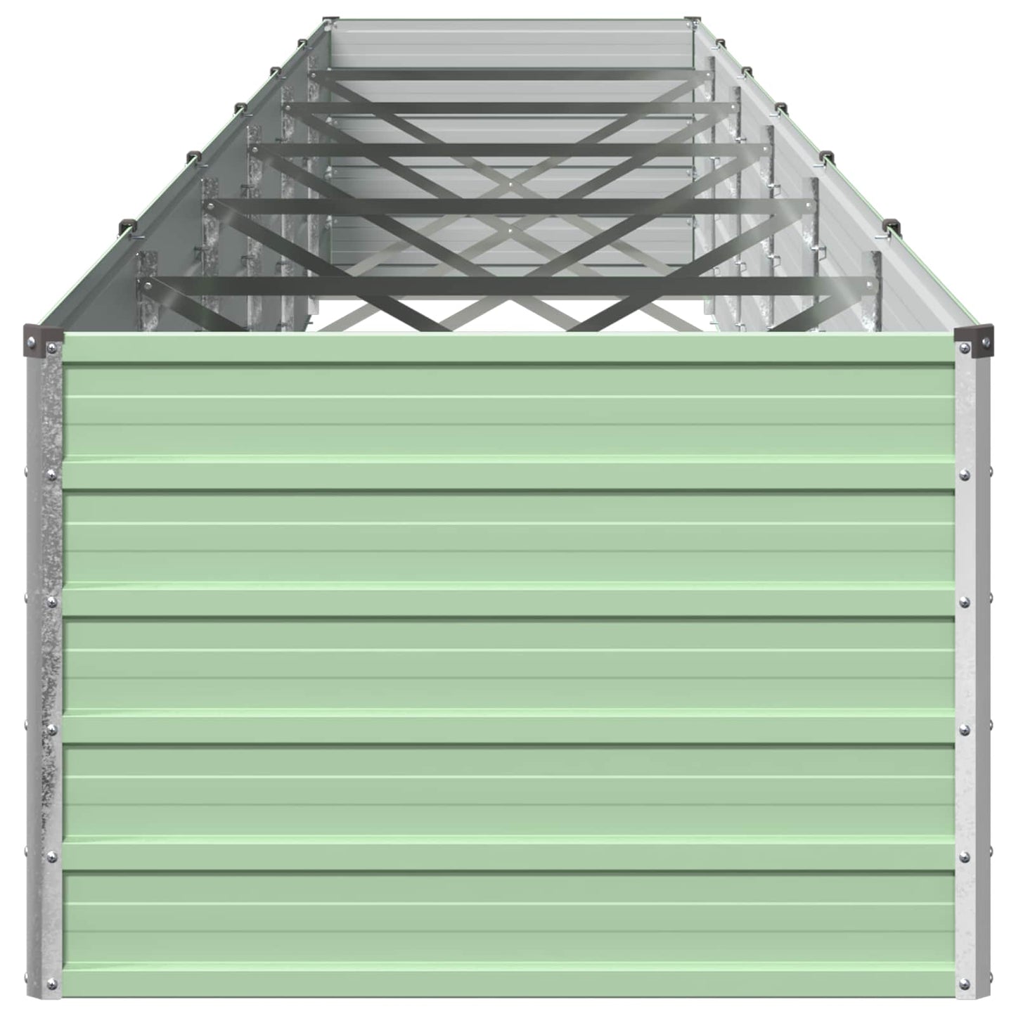 vidaXL Raised Garden Bed Pastel Green 600 x 80 x 55 cm