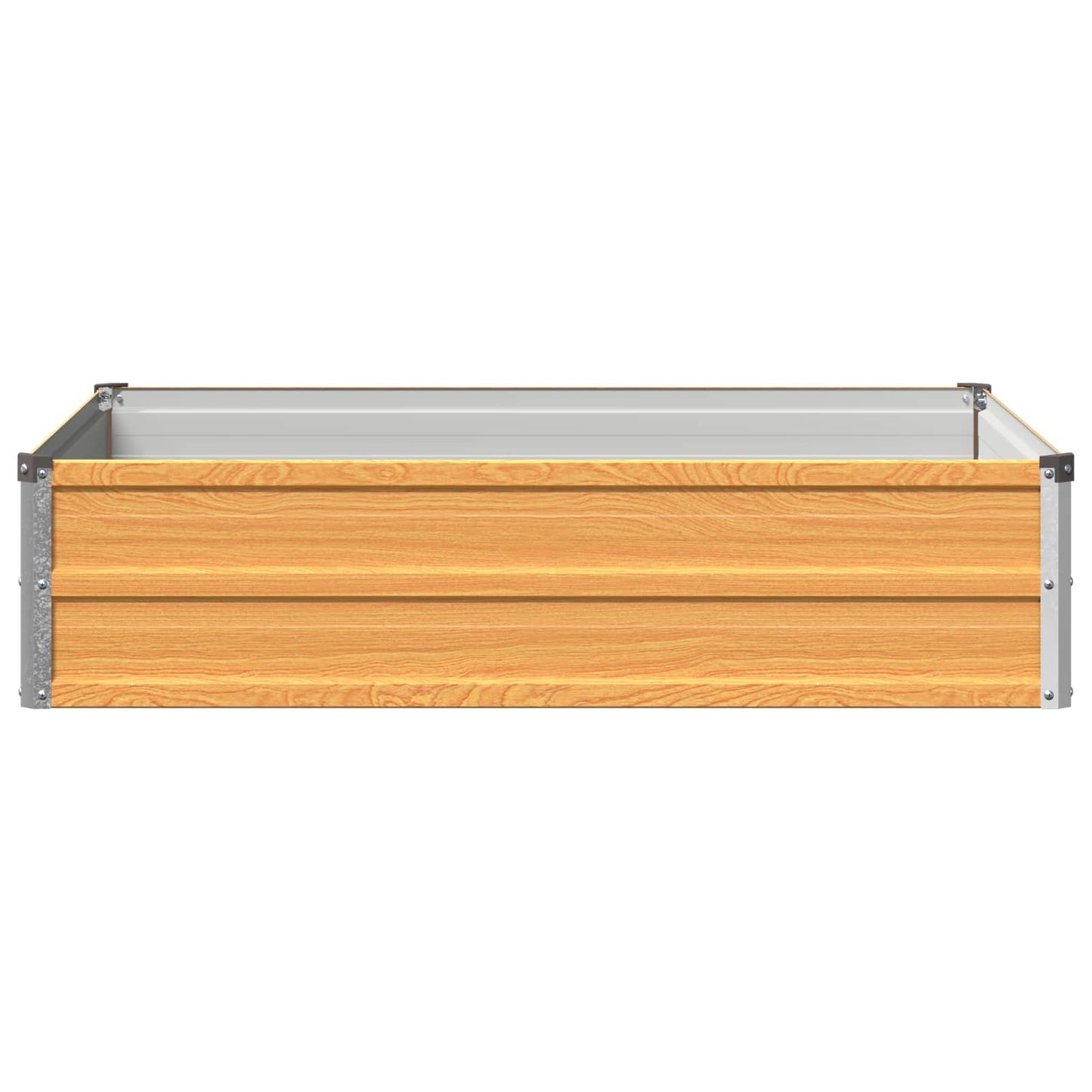 vidaXL Raised Garden Bed Natural 100 x 80 x 24 cm cold-rolled steel