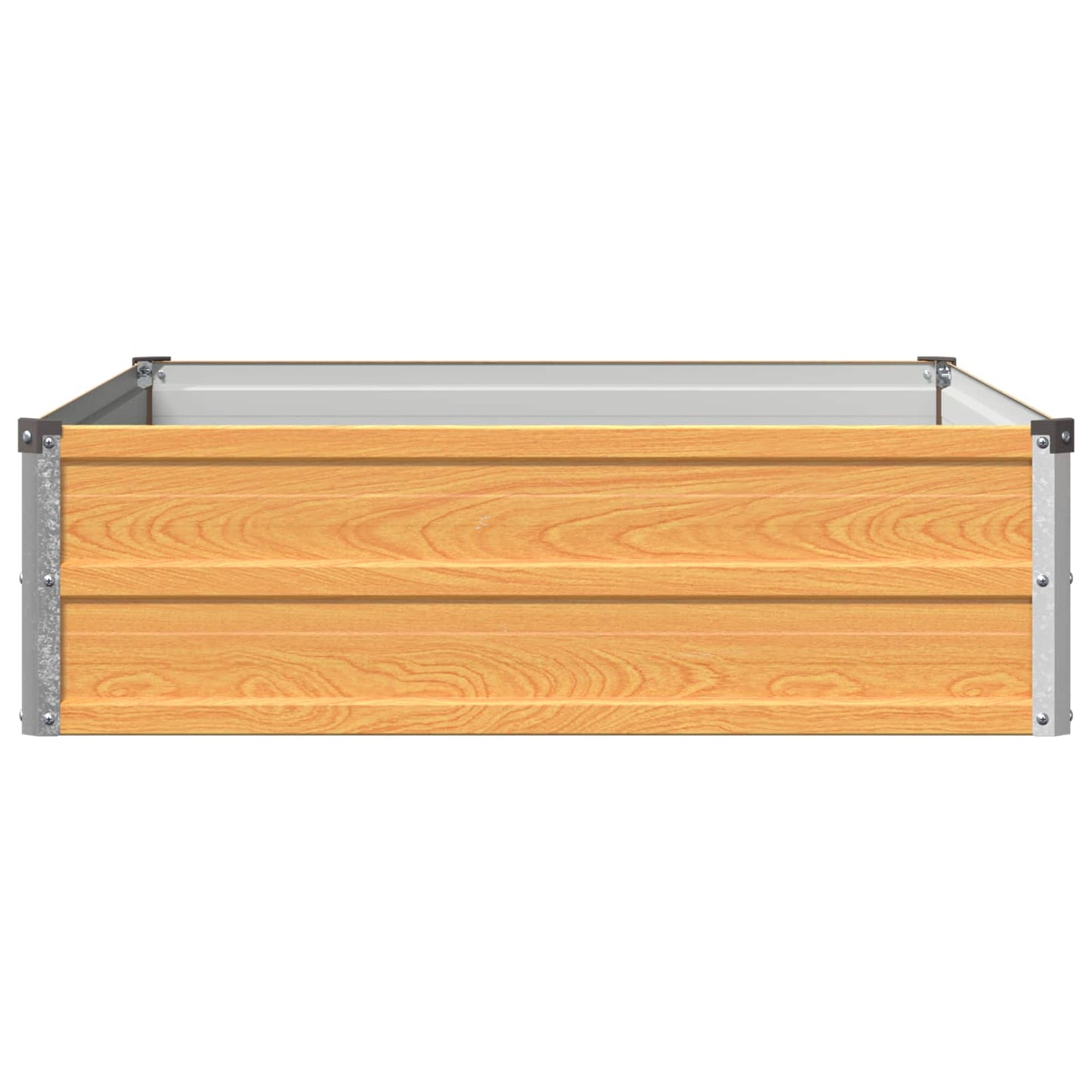 vidaXL Raised Garden Bed Natural 100 x 80 x 24 cm cold-rolled steel