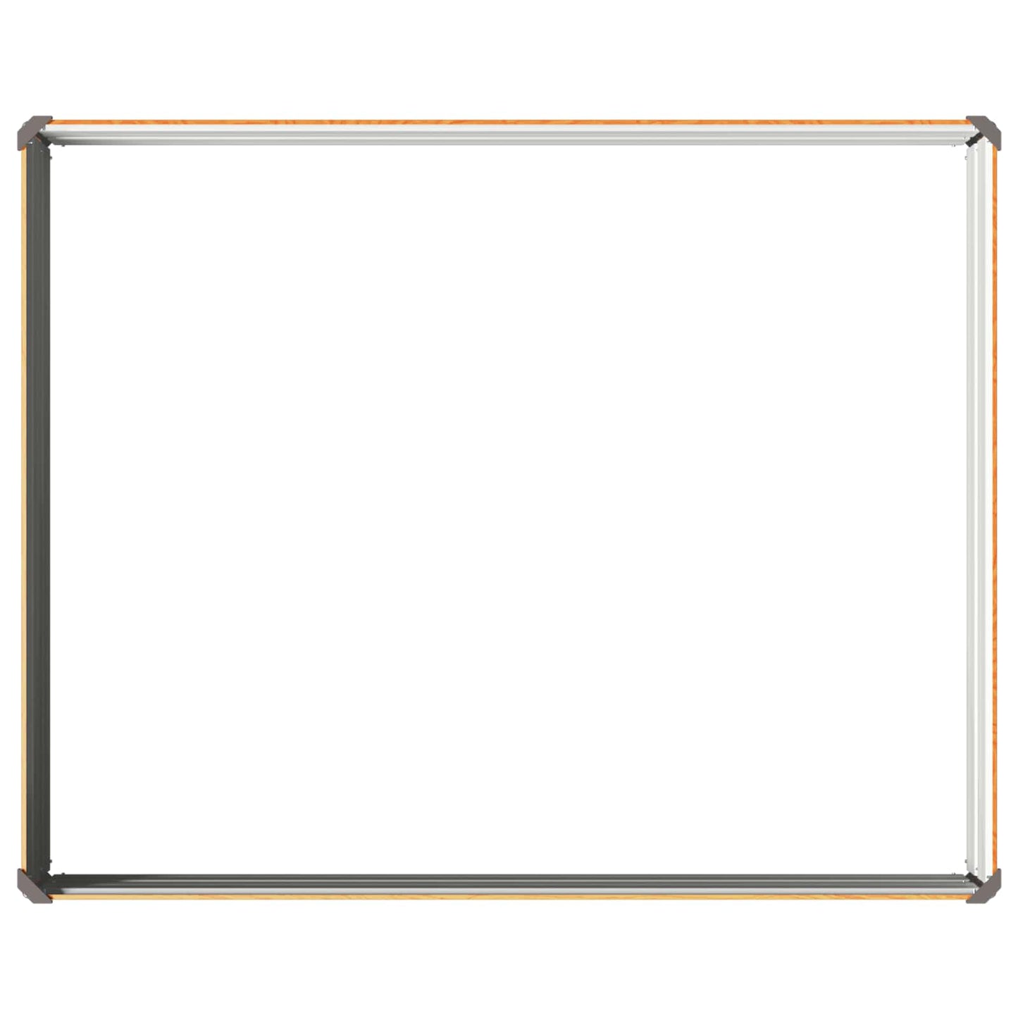 vidaXL Raised Garden Bed Natural 100 x 80 x 24 cm cold-rolled steel