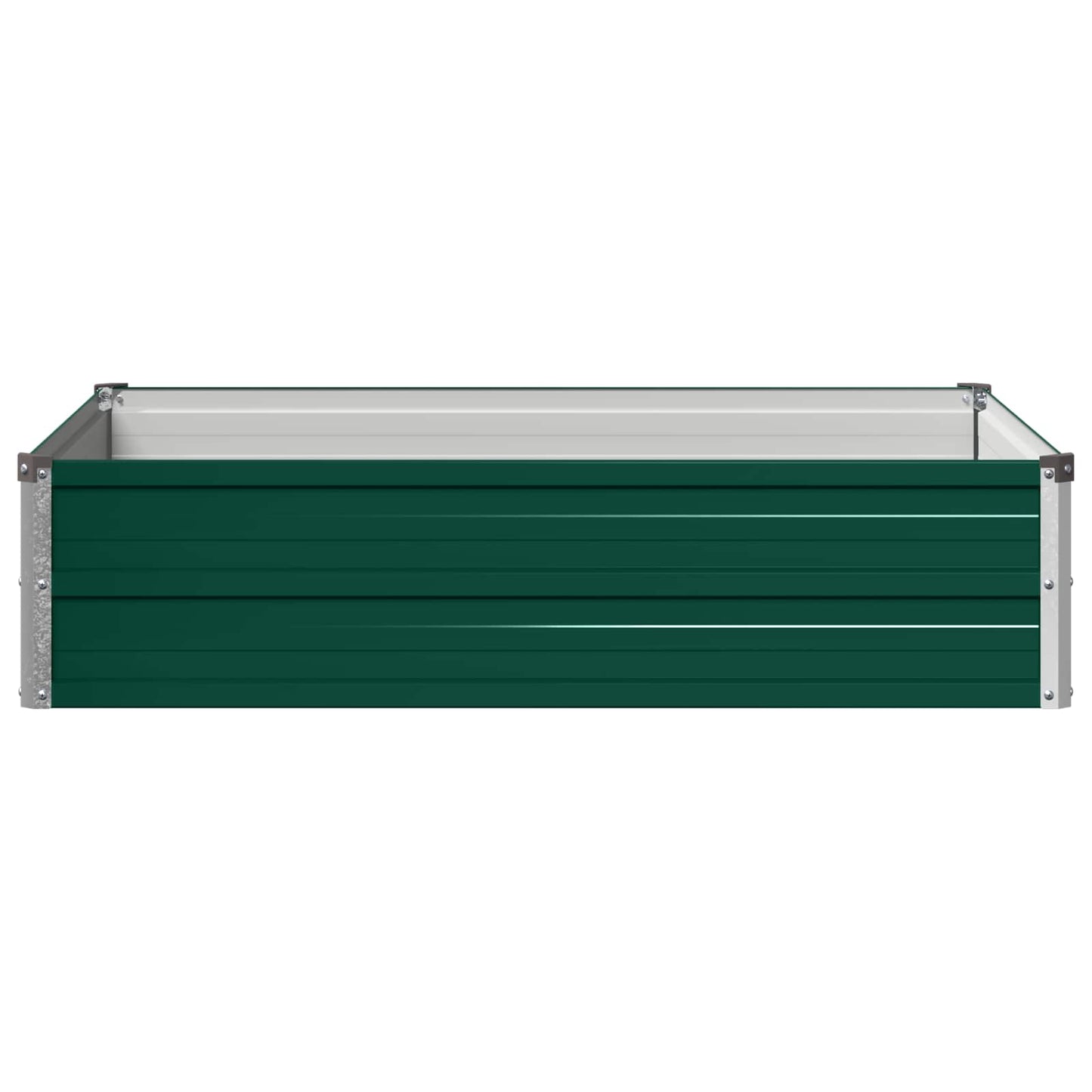 vidaXL Raised Garden Bed Green 100 x 80 x 24 cm cold-rolled steeel