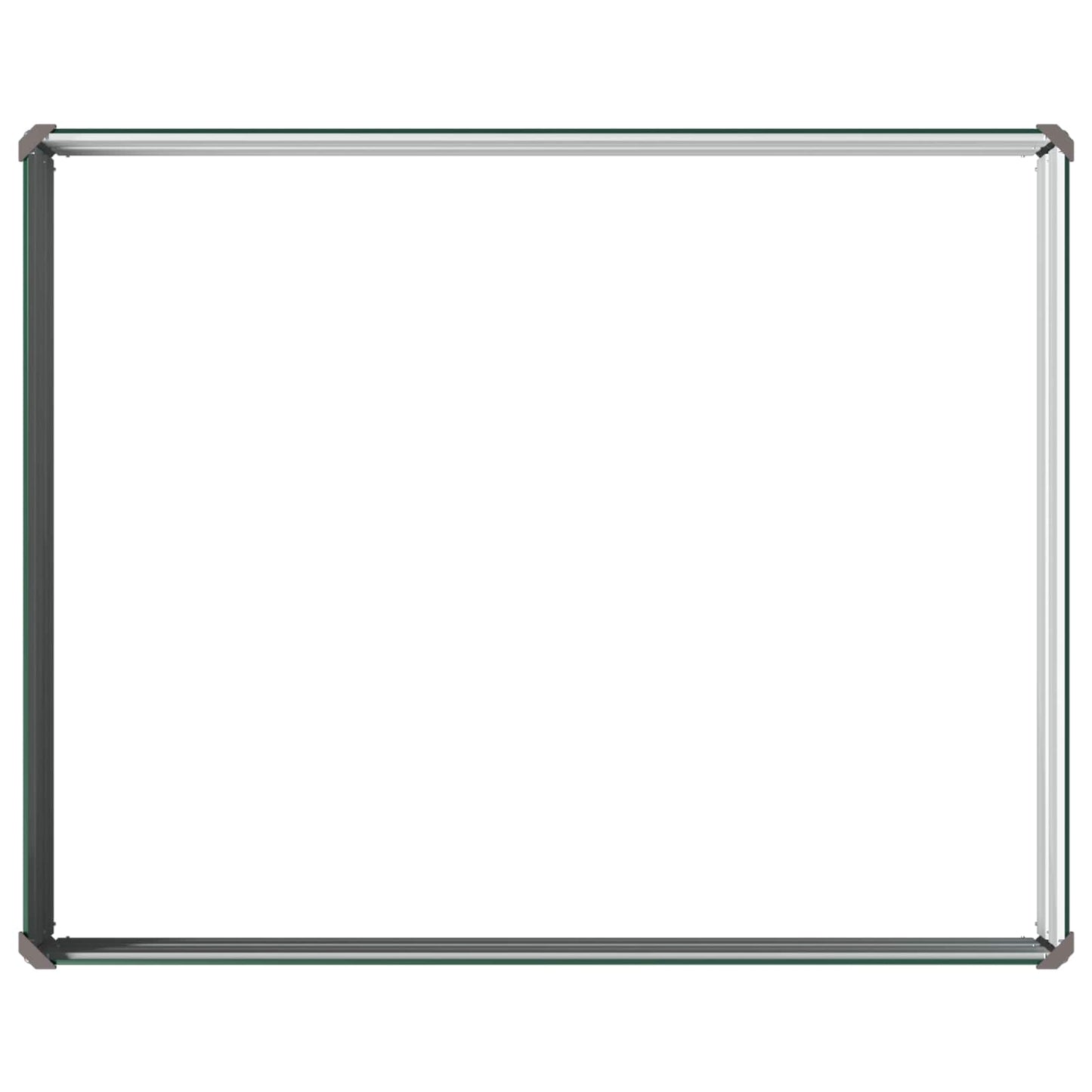 vidaXL Raised Garden Bed Green 100 x 80 x 24 cm cold-rolled steeel