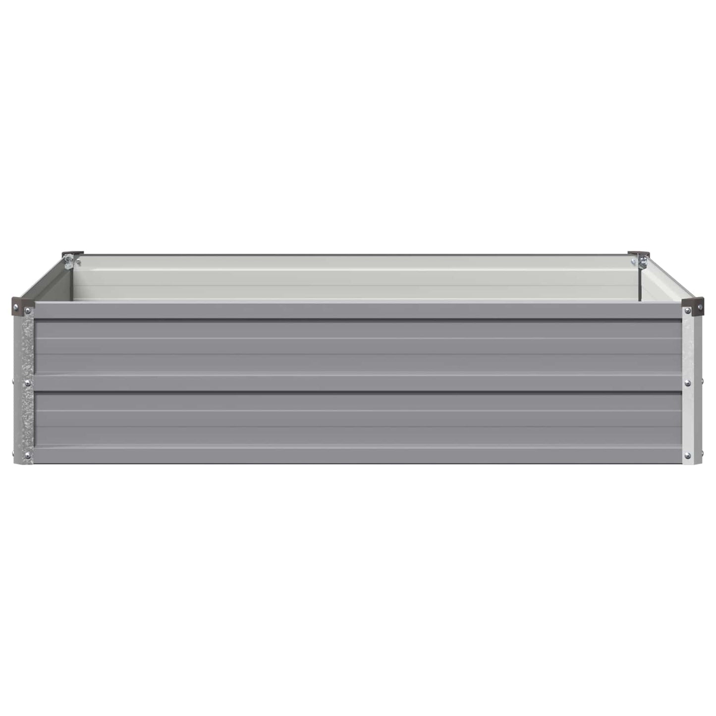 vidaXL Raised Garden Bed Grey 100 x 80 x 24 cm cold-rolled steel