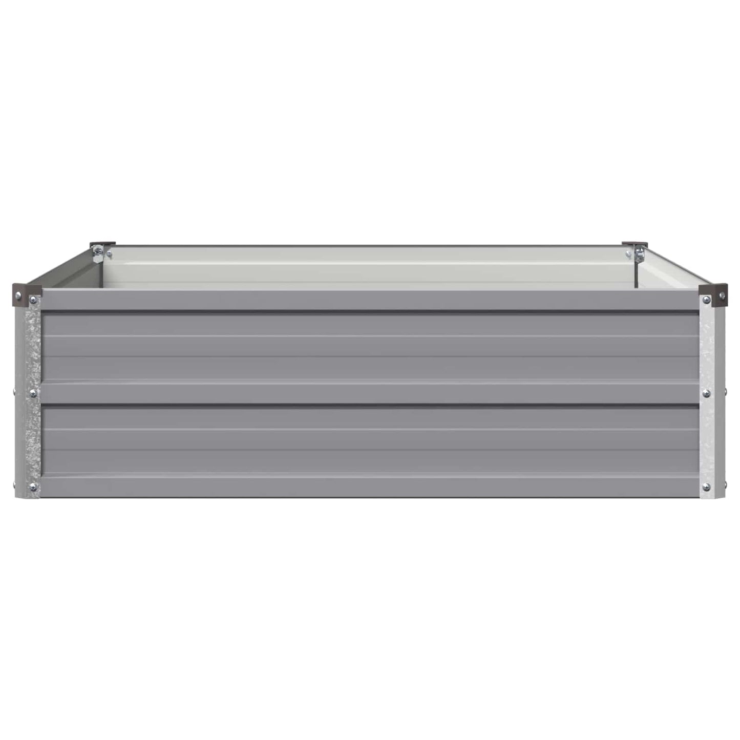 vidaXL Raised Garden Bed Grey 100 x 80 x 24 cm cold-rolled steel
