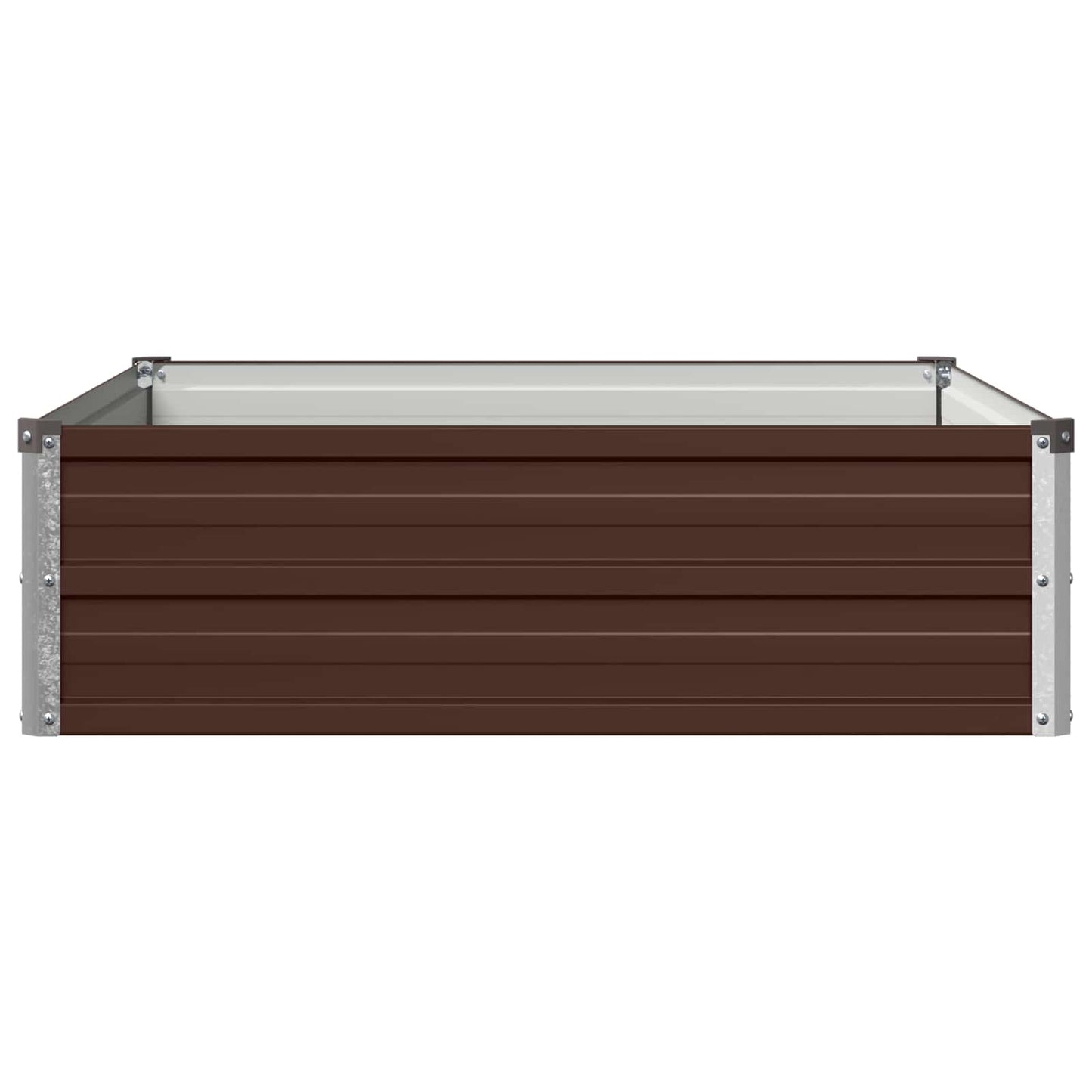vidaXL Raised Garden Bed Brown 100 x 80 x 24 cm cold-rolled steel