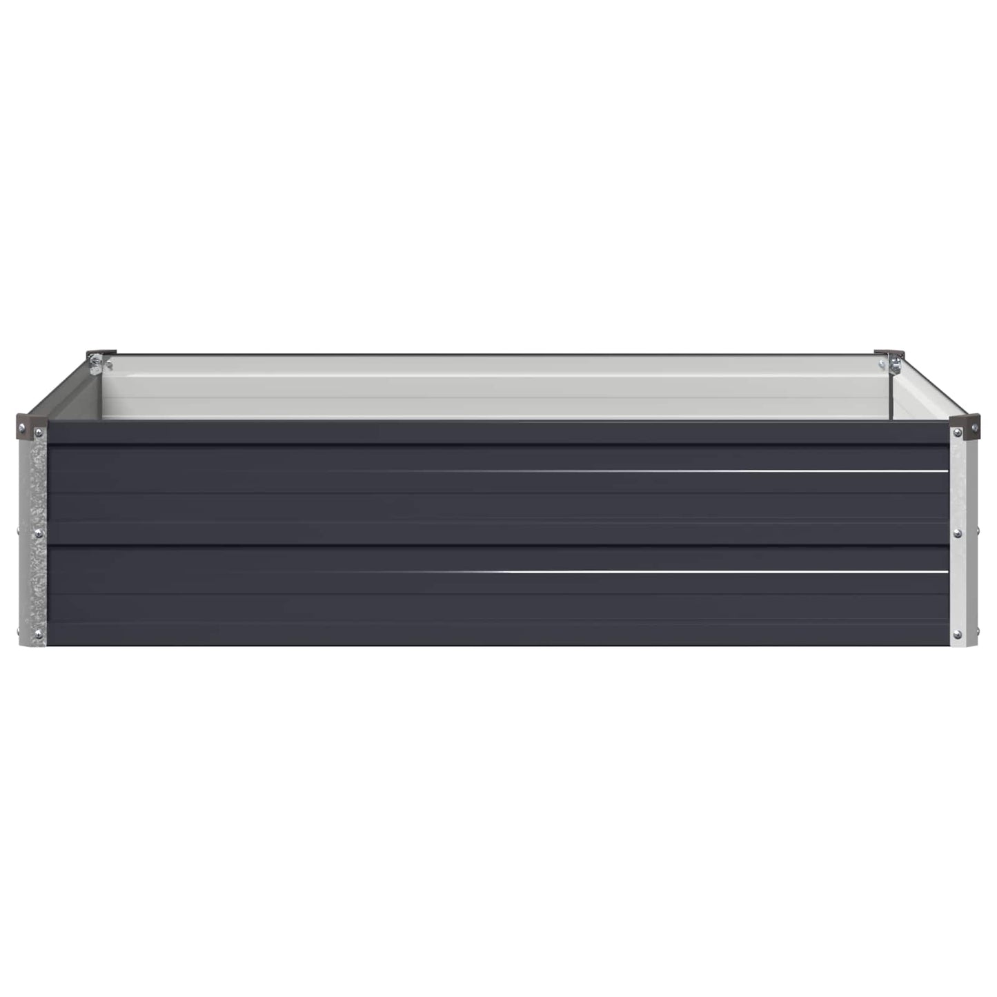 vidaXL Raised Garden Bed Anthracite 100 x 80 x 24 cm cold-rolled steel