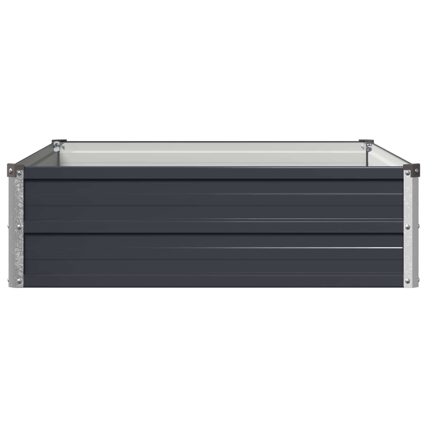 vidaXL Raised Garden Bed Anthracite 100 x 80 x 24 cm cold-rolled steel