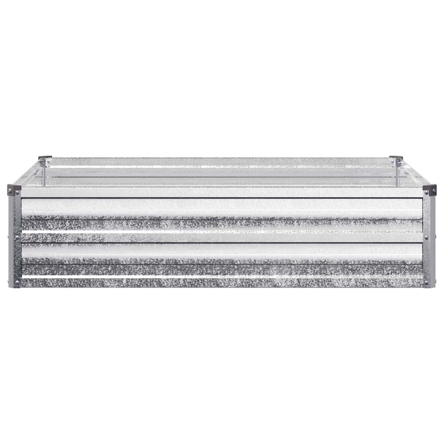 vidaXL Raised Garden Bed Silver 100 x 80 x 24 cm galvanized