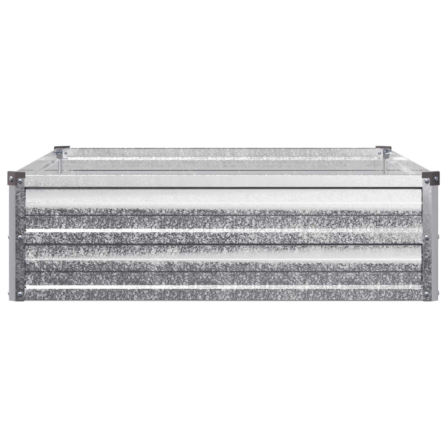 vidaXL Raised Garden Bed Silver 100 x 80 x 24 cm galvanized