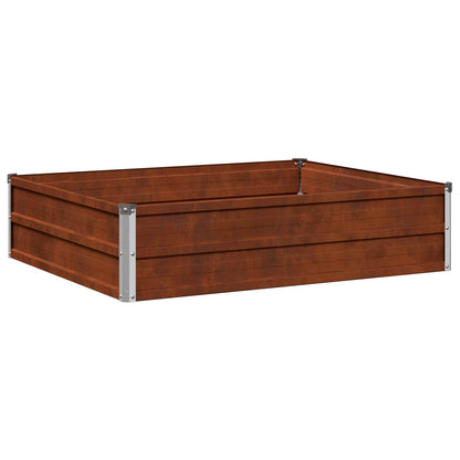 vidaXL Raised Garden Bed Rusty 100 x 80 x 24 cm corton