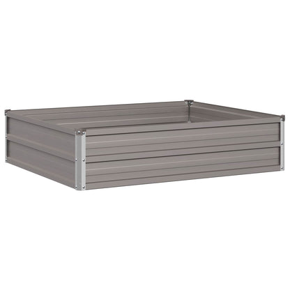 vidaXL Raised Garden Bed Rusty 100 x 80 x 24 cm corton