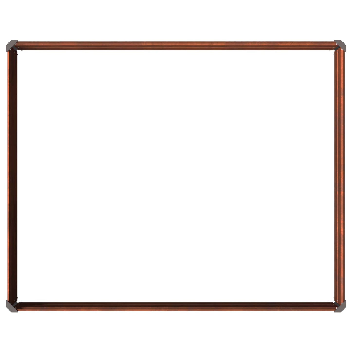 vidaXL Raised Garden Bed Rusty 100 x 80 x 24 cm corton