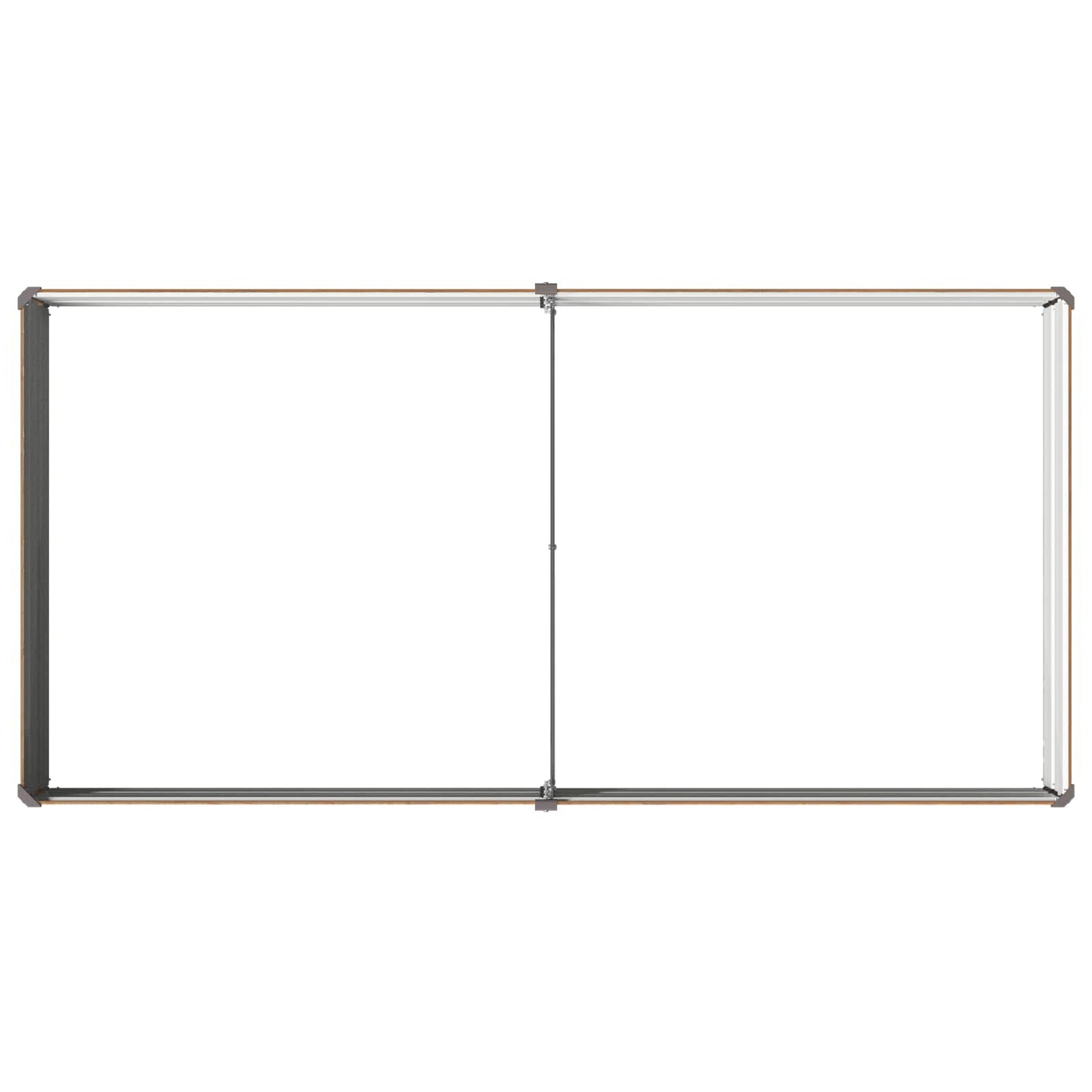 vidaXL Raised Garden Bed Wood Brown 160 x 80 x 24 cm cold-rolled steel