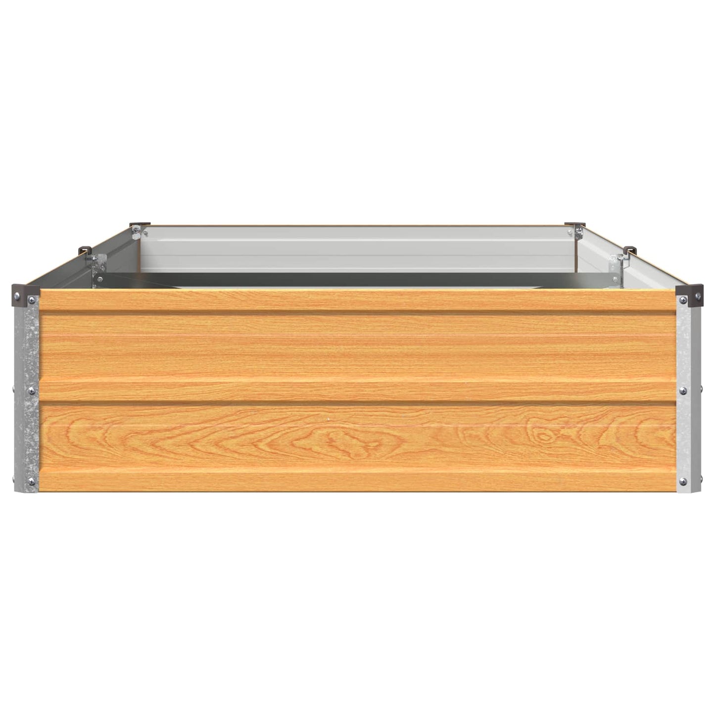 vidaXL Raised Garden Bed Natural 160 x 80 x 24 cm cold-rolled steel