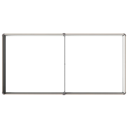 vidaXL Raised Garden Bed Black 160 x 80 x 24 cm cold-rolled steel