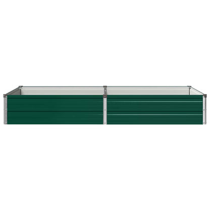 vidaXL Raised Garden Bed Green 160 x 80 x 24 cm cold-rolled steeel