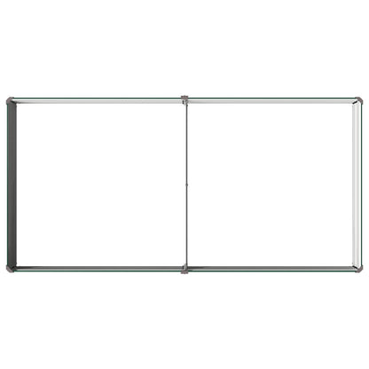 vidaXL Raised Garden Bed Green 160 x 80 x 24 cm cold-rolled steeel