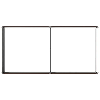 vidaXL Raised Garden Bed Brown 160 x 80 x 24 cm cold-rolled steel