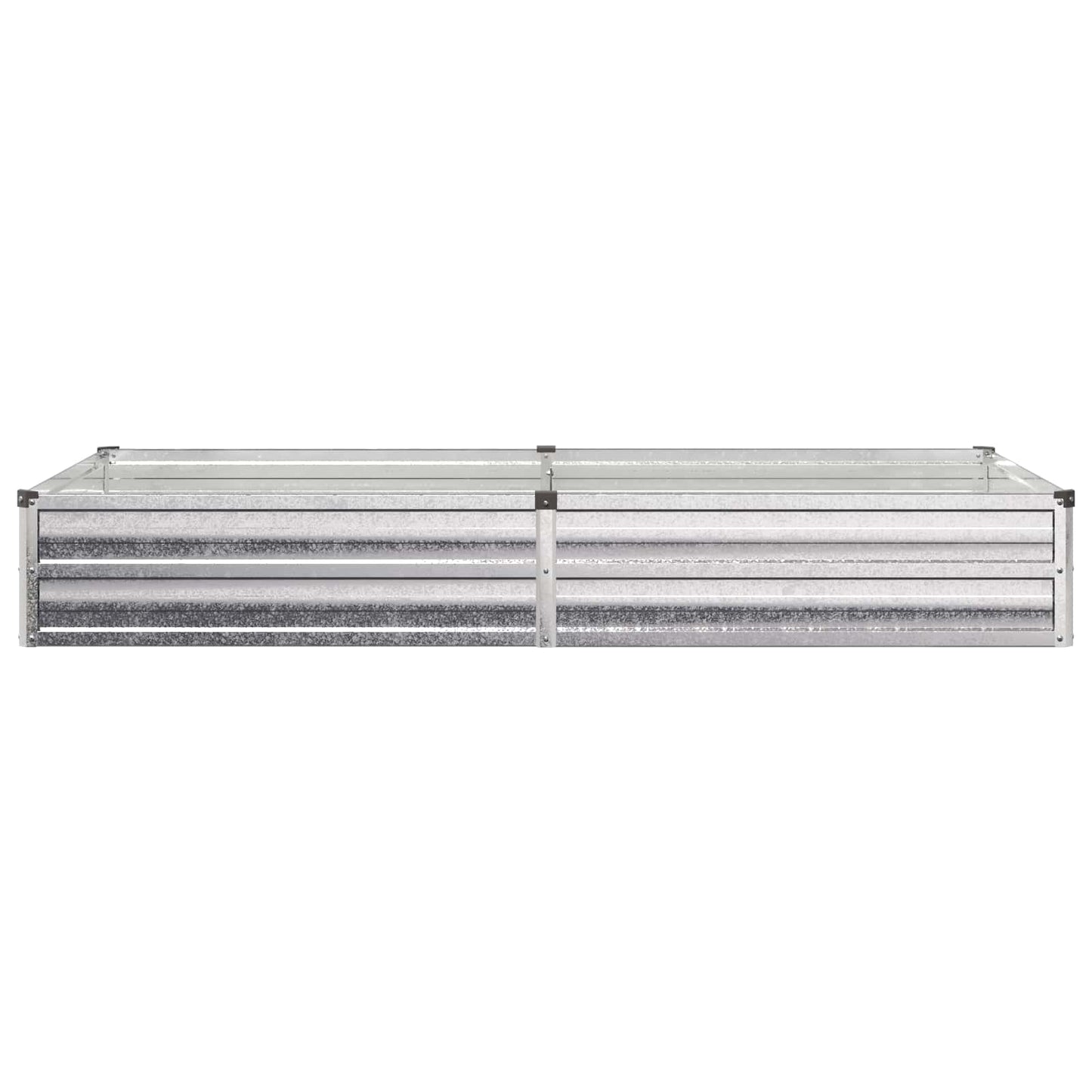 vidaXL Raised Garden Bed Silver 160 x 80 x 24 cm galvanized