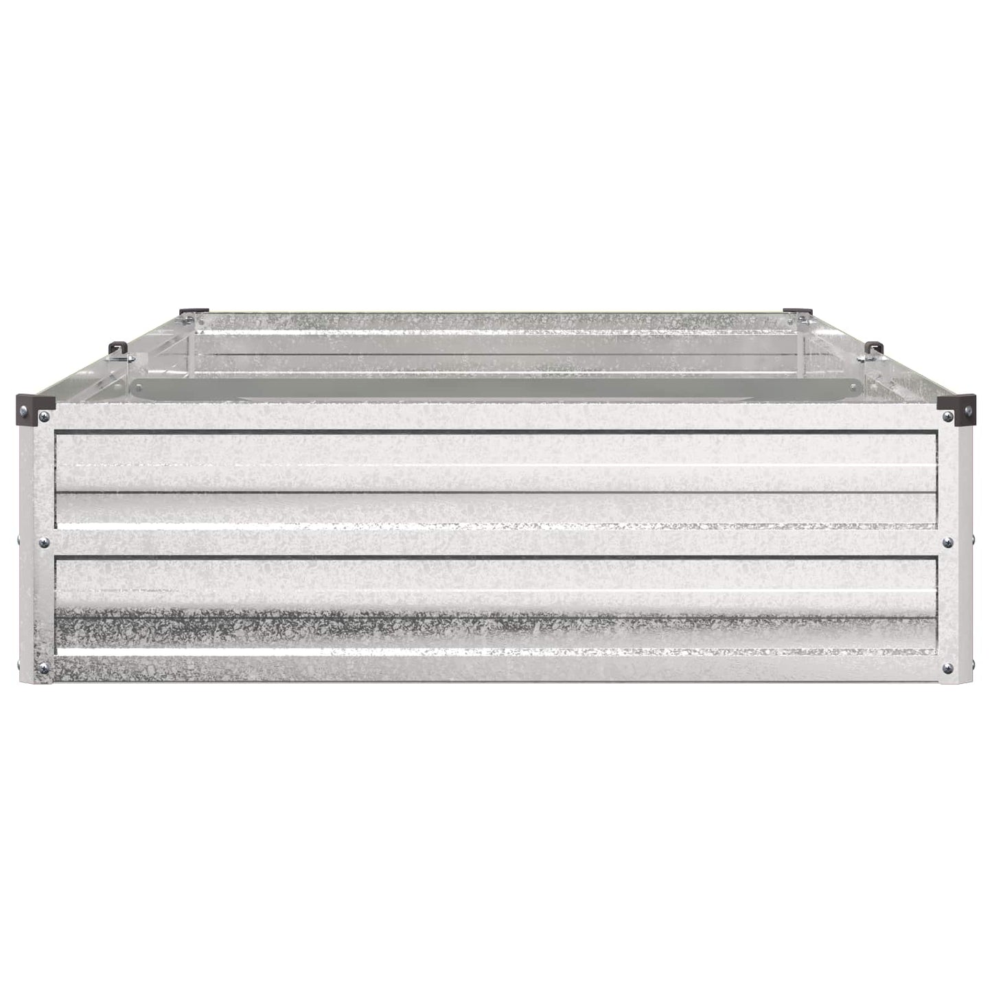 vidaXL Raised Garden Bed Silver 160 x 80 x 24 cm galvanized