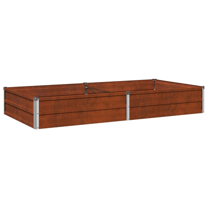 vidaXL Raised Garden Bed Rusty 160 x 80 x 24 cm corton