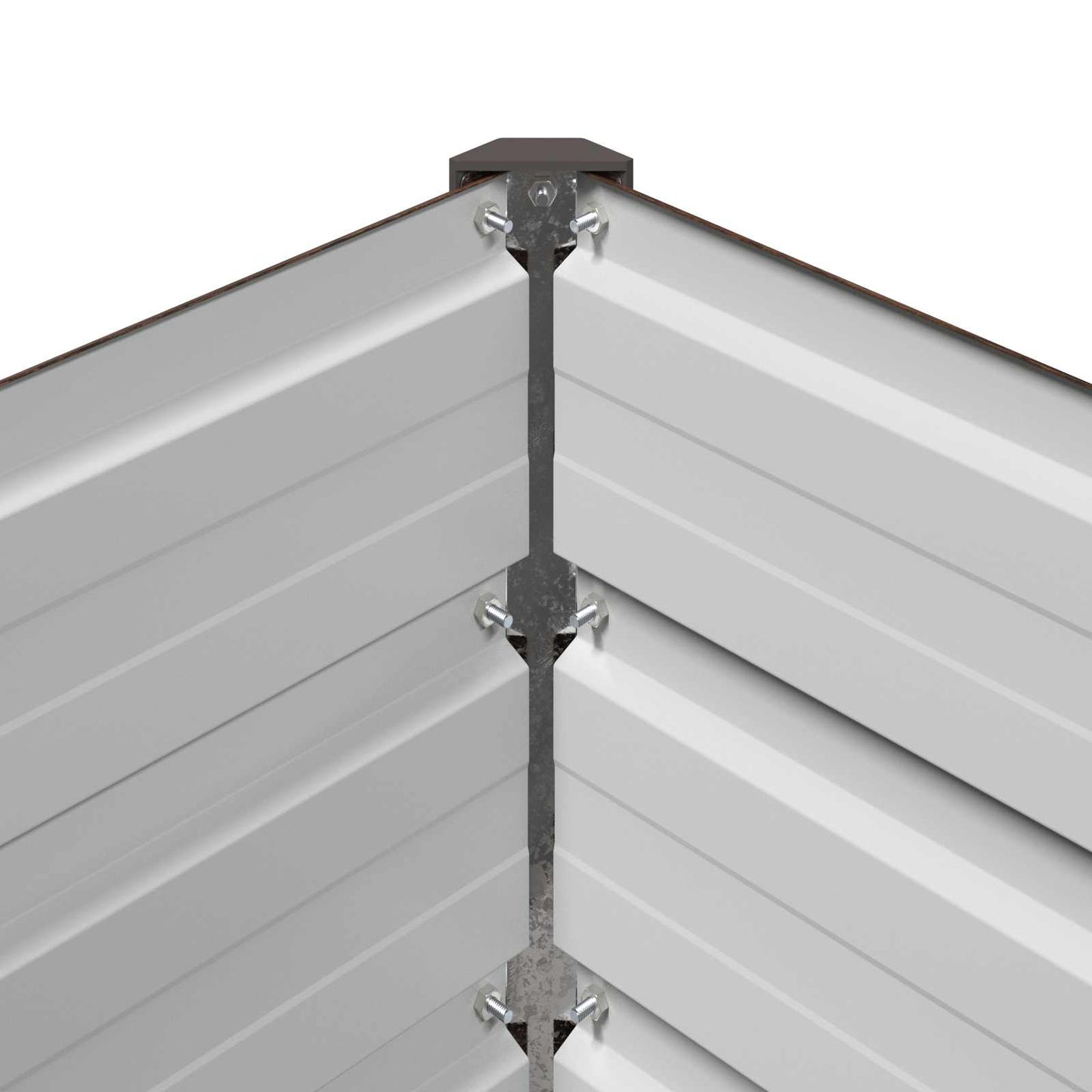 vidaXL Raised Garden Bed Black 240 x 80 x 24 cm cold-rolled steel