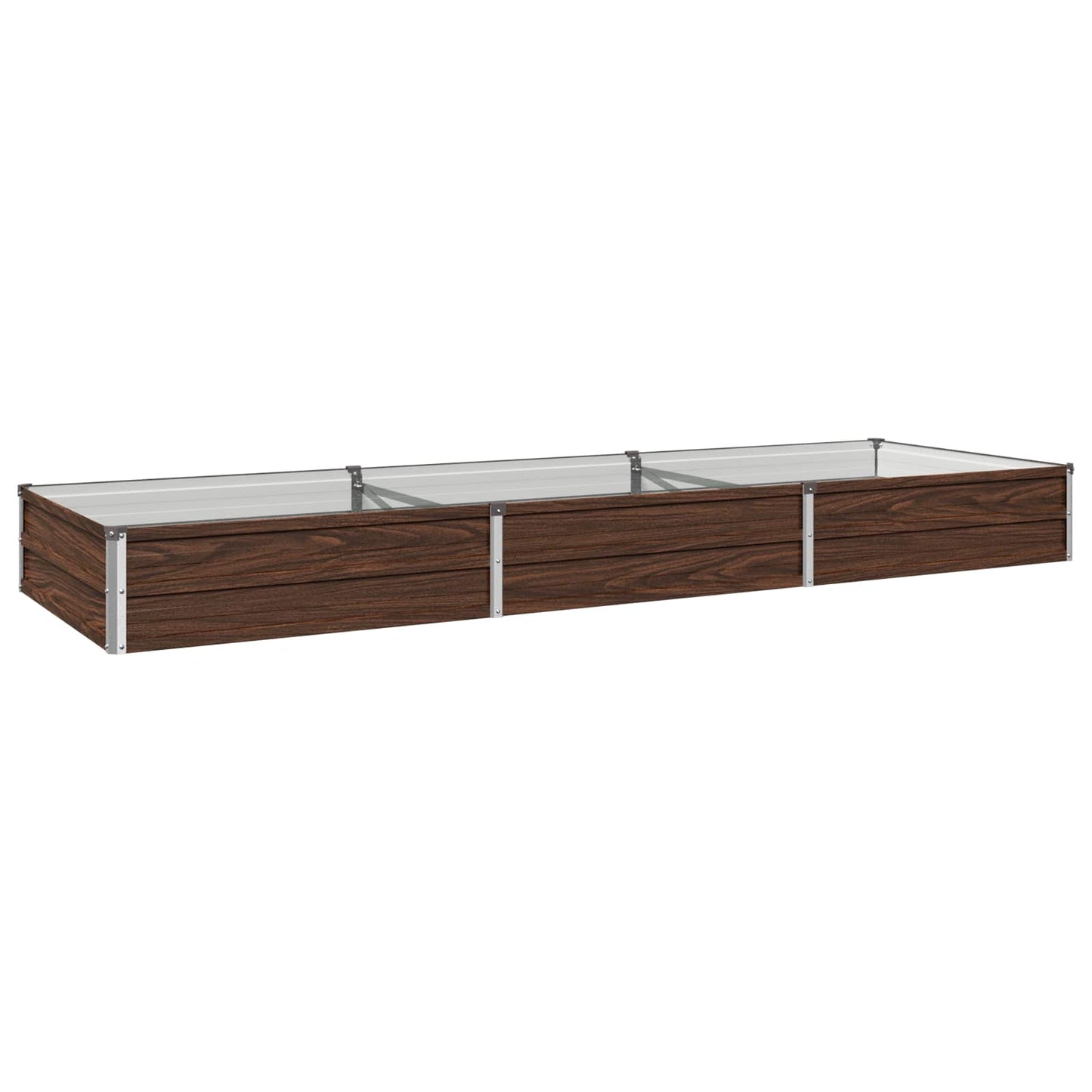 vidaXL Raised Garden Bed Black 240 x 80 x 24 cm cold-rolled steel