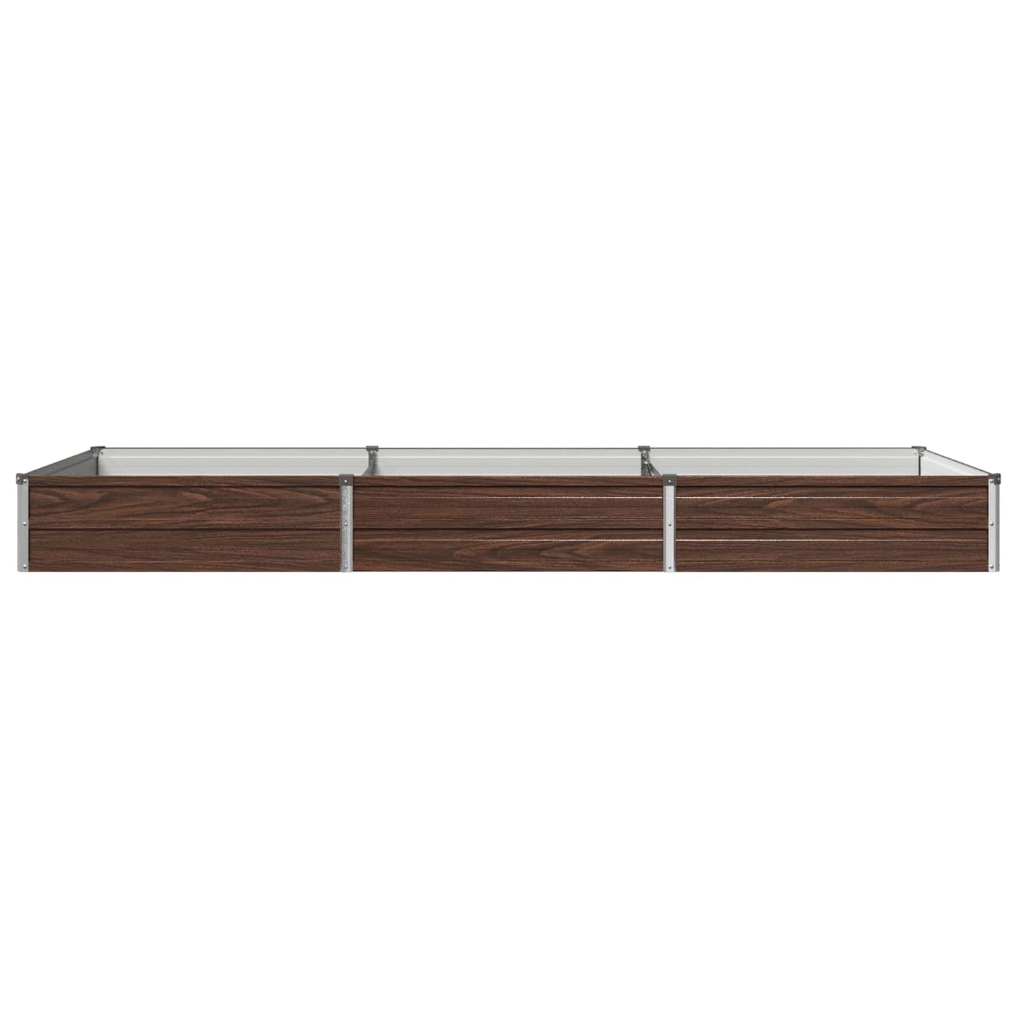 vidaXL Raised Garden Bed Black 240 x 80 x 24 cm cold-rolled steel
