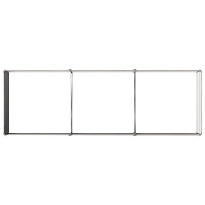 vidaXL Raised Garden Bed Black 240 x 80 x 24 cm cold-rolled steel