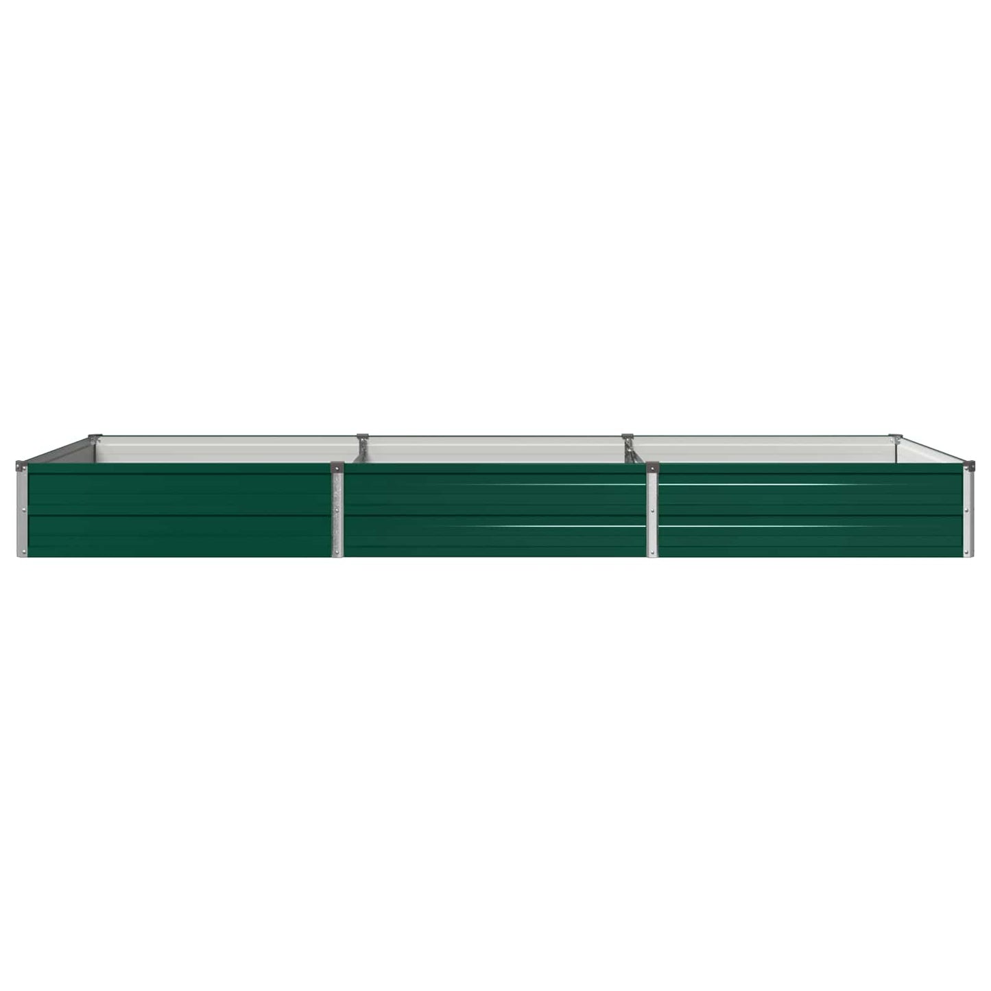 vidaXL Raised Garden Bed Green 240 x 80 x 24 cm cold-rolled steeel