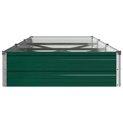 vidaXL Raised Garden Bed Green 240 x 80 x 24 cm cold-rolled steeel