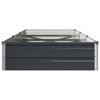 vidaXL Raised Garden Bed Anthracite 240 x 80 x 24 cm cold-rolled steel