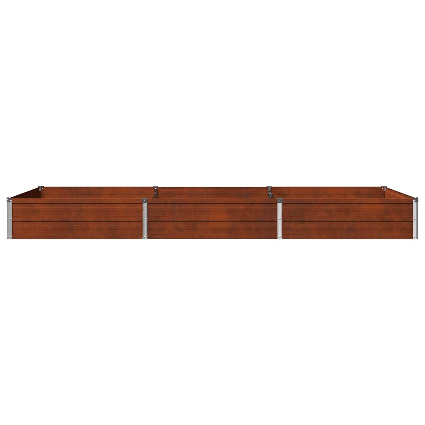 vidaXL Raised Garden Bed Rusty 240 x 80 x 24 cm corton