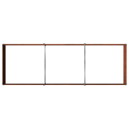 vidaXL Raised Garden Bed Rusty 240 x 80 x 24 cm corton