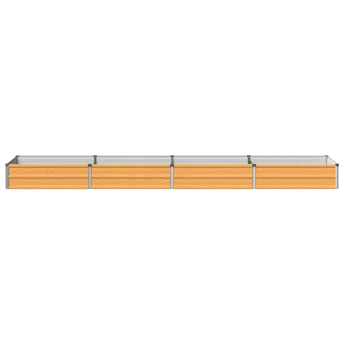 vidaXL Raised Garden Bed Wood Natural 320 x 80 x 24 cm
