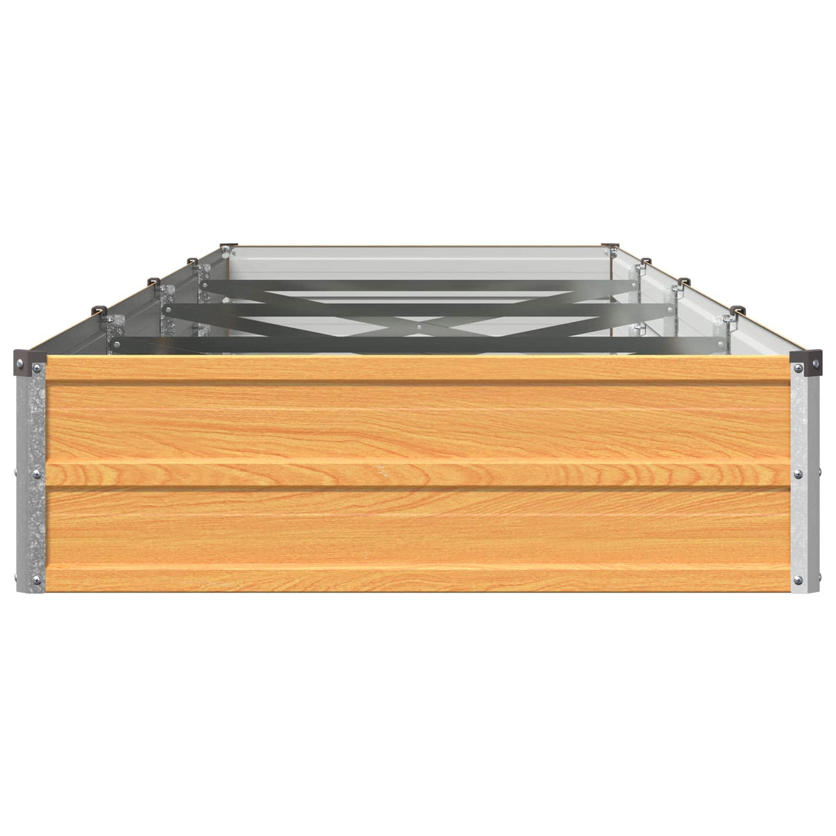 vidaXL Raised Garden Bed Wood Natural 320 x 80 x 24 cm