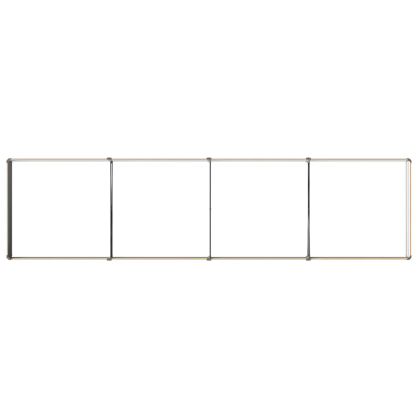 vidaXL Raised Garden Bed Natural 320 x 80 x 24 cm cold-rolled steel