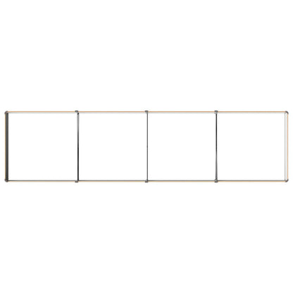 vidaXL Raised Garden Bed Natural 320 x 80 x 24 cm cold-rolled steel