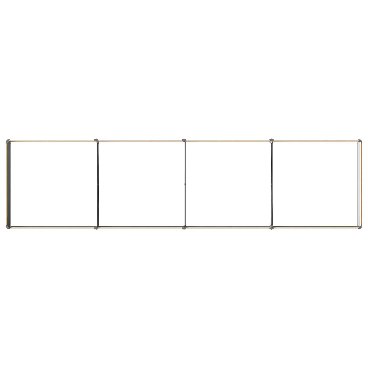 vidaXL Raised Garden Bed Wood Natural 320 x 80 x 24 cm