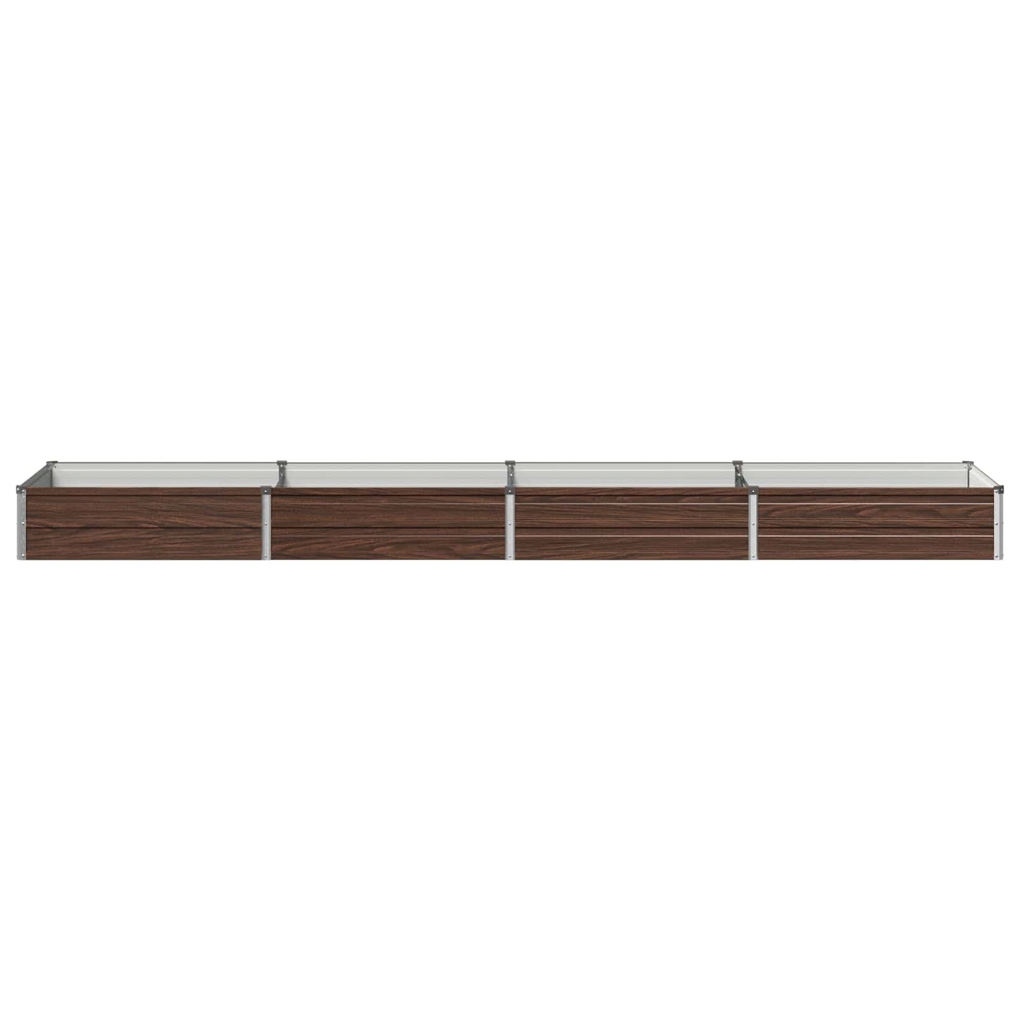 vidaXL Raised Garden Bed Black 320 x 80 x 24 cm cold-rolled steel