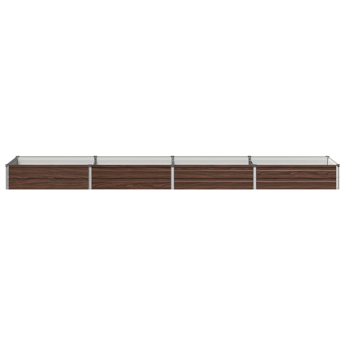 vidaXL Raised Garden Bed Black Walnut 320 x 80 x 24 cm