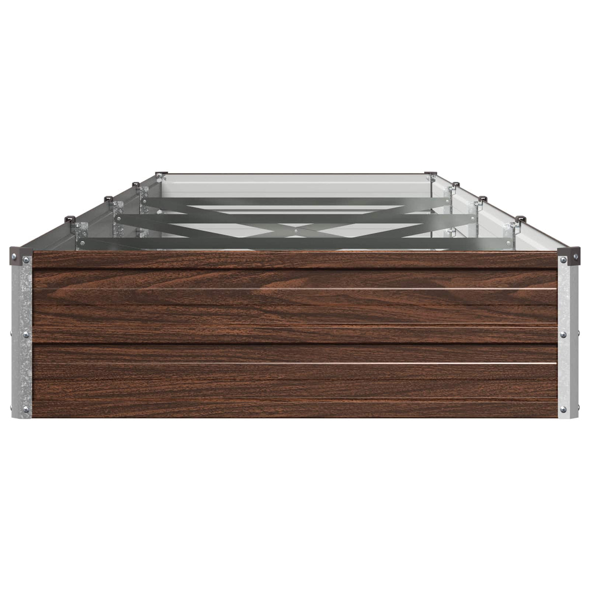 vidaXL Raised Garden Bed Black Walnut 320 x 80 x 24 cm