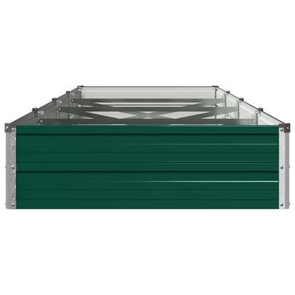 vidaXL Raised Garden Bed Green 320 x 80 x 24 cm cold-rolled steeel